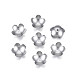 Non-Tarnish 304 Stainless Steel Bead Caps(STAS-S057-49)-1