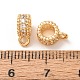 Brass Micro Pave Cubic Zirconia Tube Bails(KK-F942-12G)-3