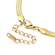 Ion Plating(IP) 304 Stainless Steel Herringbone Chain Necklace for Men Women(NJEW-E076-03D-G)-3