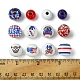 75Pcs 12 Styles Independence Day Theme Wood European Beads(WOOD-FS0001-22)-5