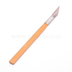 Natural Agate Burnisher Knife, Craft Polishing Tool, for Gold and Silver Polishing Tool, BurlyWood, 232x13~13.5x5~5.5mm(TOOL-WH0121-95)