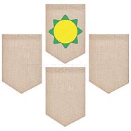 Garden Flag, for Home Garden Yard Office Decorations, Shield Shape, BurlyWood, 46.2x31.2x0.4cm(AJEW-GF0001-94)