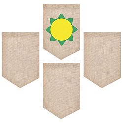 Garden Flag, for Home Garden Yard Office Decorations, Shield Shape, BurlyWood, 46.2x31.2x0.4cm(AJEW-GF0001-94)