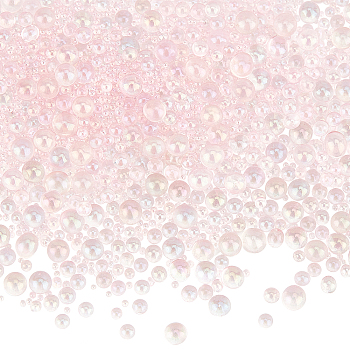 Bubble Beads, 3D Nail Art Decoration Mini Glass Beads, Tiny Caviar Nail Beads, Thistle, 0.4~3mm, 225g/box
