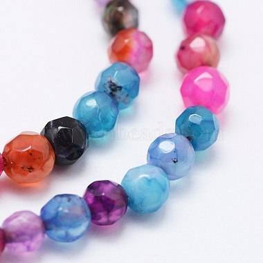 Natural Agate Beads Strands(X-G-E469-12G)-3