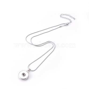 Trendy Snap Necklace Making(NJEW-S100)-3