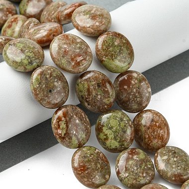 unakite naturelles brins de perles(G-K365-B08-03)-2