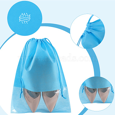 10Pcs Non-woven Fabrics Storage Bags(ABAG-SP0001-35B-03)-5