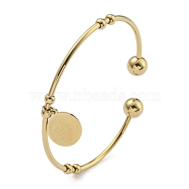 Disc 202 Stainless Steel Cuff Bangles