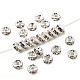 Rack Plating Brass Rhinestone Bead Spacers(RB-D303-S)-1