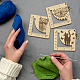 Wooden Square Frame Crochet Ruler(DIY-WH0536-002)-5