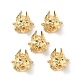 Halloween Brass Micro Pave Green Cubic Zirconia Connector Charms(KK-E068-VF354)-4