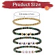 love mama perles empilant des bracelets extensibles pour la fête des mères(BJEW-SZ0001-90)-2