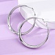 304 Stainless Steel Hoop Earrings(EJEW-Z093-01P-01)-2