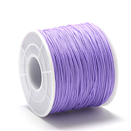 Polyester Cords, Plum, 0.5~0.6mm, about 131.23~142.16 yards(120~130m)/roll(OCOR-Q038-672)