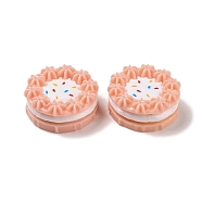 Opaque Resin Imitation Food Decoden Cabochons, Cake, Light Salmon, 26x11mm(CRES-L037-15A)