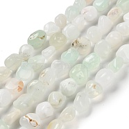 Natural Yellow Opal Beads Strands, Nuggets, Tumbled Stone, 7~13x4.5~10x4.5~10mm, Hole: 1.2mm, about 44~46pcs/strand, 15.08~16.14 inch(38.3~41cm)(G-P497-01E-02B)