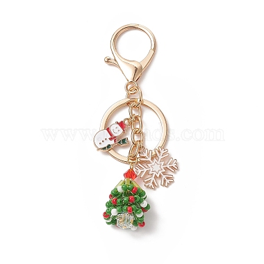 Christmas Theme Glass Keychains(KEYC-TA00011)-3