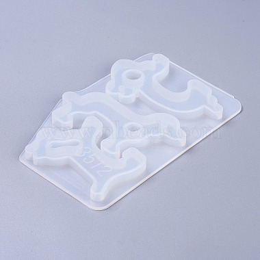 Dog & Rabbit Shape No Touch Door Opener Food Grade Silicone Molds(DIY-K025-15)-3