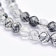 Chapelets de perles en quartz rutile noir naturel(G-O166-23-4mm)-3