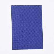 11CT Cross Stitch Fabric Sheets, Cloth Embroidery Fabric, for Making Garments Crafts, Blue, 15x10x0.07cm(DIY-WH0163-97A-06)