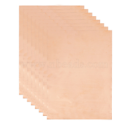 Self Adhesive Copper Foil Sheets, Conductive Copper Tape for Guitar & EMI Shielding, DIY Crafts, Rectangle, Raw(Unplated), 30.3x20x0.03cm(AJEW-WH0470-69)