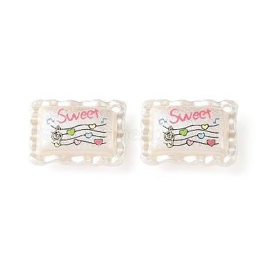 Printed Opaque Acrylic Beads(OACR-B054-01F)-1