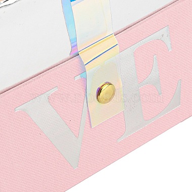Square Love Print Cardboard Paper Gift Box(CON-G019-01D)-4