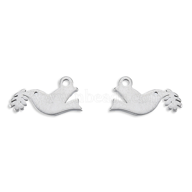 Stainless Steel Color Bird 304 Stainless Steel Charms