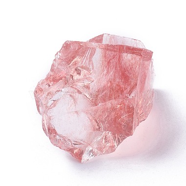 Cerise quartz perles de verre(G-F621-17)-3