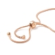 Enamel Oval with Star Link Slider Bracelet with Snake Chain for Women(STAS-P302-11KCG)-3