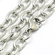 Fashionable 304 Stainless Steel Twisted Grain Cable Chain Necklaces(STAS-A028-N077P)-2