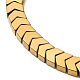 Synthetic Non-magnetic Hematite Arrow Braided Bead Bracelets(BJEW-E080-01A)-2