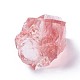 Cerise quartz perles de verre(G-F621-17)-3