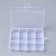 Recipientes de almacenamiento de abalorios de plástico(CON-R008-03)-3