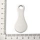 Pendentifs de grande taille en acier inoxydable anti-ternissement 201(STAS-R002-07P)-3