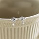Rhodium Plated 925 Sterling Silver Micro Pave Cubic Zirconia Ear Studs for Women(EJEW-P231-97P)-2