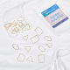 benecreat 30pcs 3 pendentifs en laiton de style(KK-BC0001-88G)-5