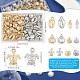 120Pcs 12 Styles CCB Plastic Pendants Sets(CCB-FS0001-14)-4