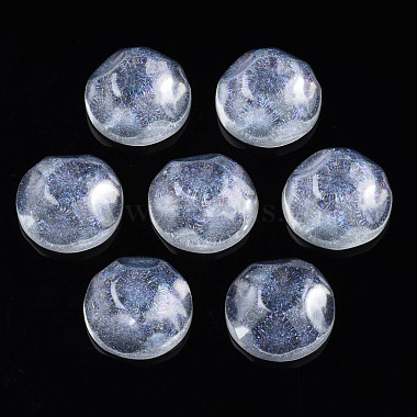 Clear Half Round Resin Cabochons