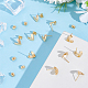20Pcs Brass Stud Earring Findings(KK-ME0001-08)-5