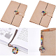 BENECREAT 4Pcs 4 Style Chakra Gemstone Bead Dangling Bookmarks(AJEW-BC0003-22)-4