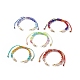 Gradient Color Polyester Cord Braided Bracelets(AJEW-JB01145)-1