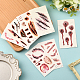 27Pcs Removable Scar Temporary Tattoos(DIY-SP0005-66B)-5