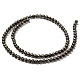 Natural Pyrite Beads Strands(G-L031-4mm-01)-2