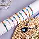 10Pcs 10 Style Evil Eye Braided Bead Bracelets & Pendant Necklace Sets(SJEW-SZ0001-014)-2