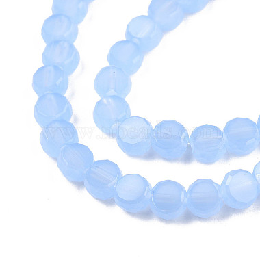 Transparent Imitation Jade Glass Beads Strands(GLAA-N052-05A-B02)-3