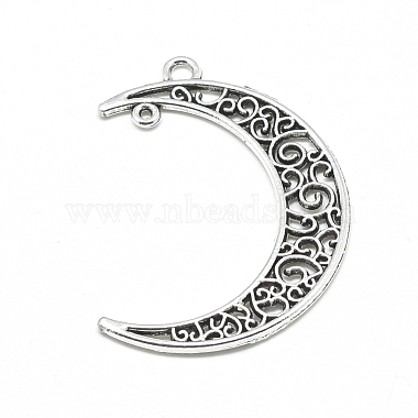 Pendentifs à lien à 2 boucle en alliage de style tibétain(TIBE-S299-062AS-RS)-3