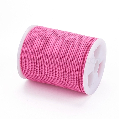 Round Waxed Polyester Cord(YC-G006-01-1.0mm-19)-2