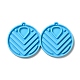 DIY Hollow-out Flat Round Pendant Silicone Molds(DIY-I099-37)-1